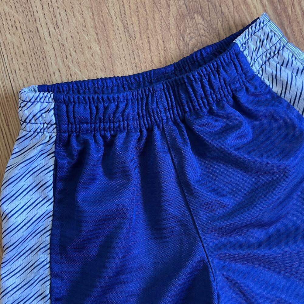Nike Blue Silver Athletic Shorts - Picture 2 of 7